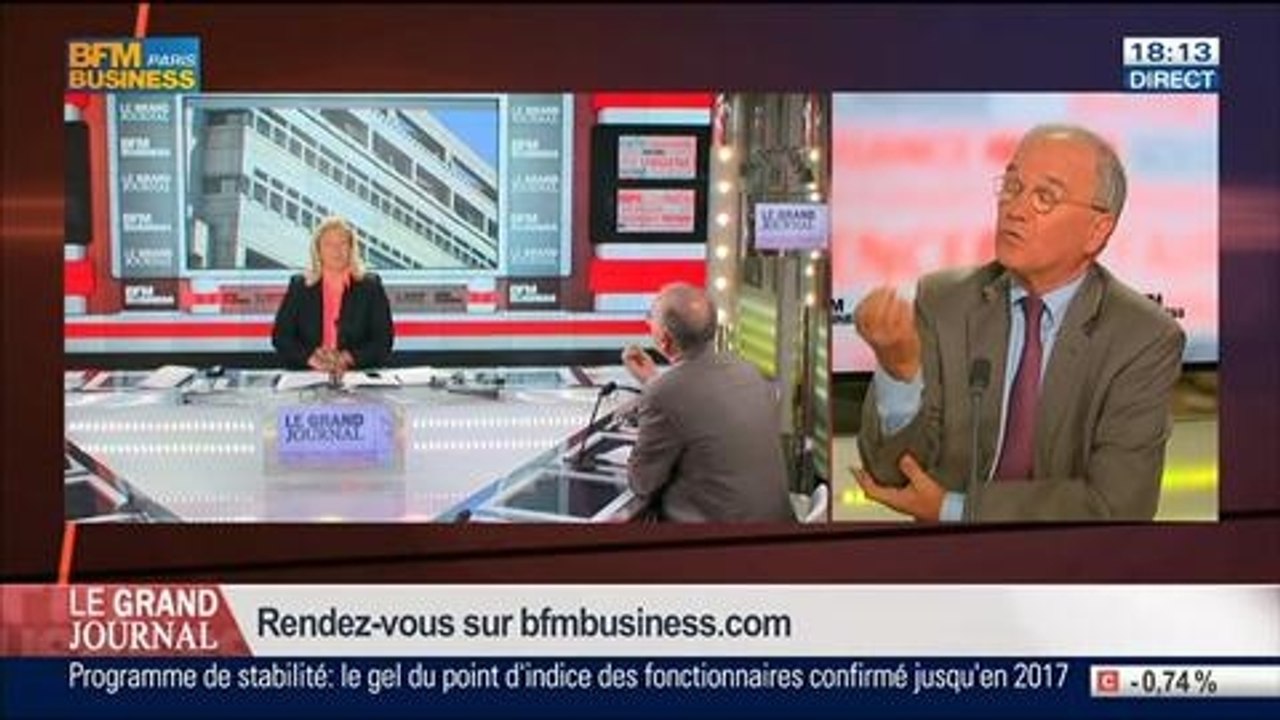 Gilles Carrez, président de la Commission des finances de l’Assemblée nationale, dans Le Grand Journal - 23/04 1/4