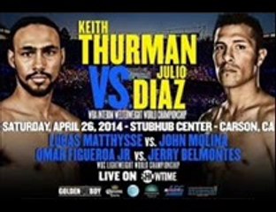 Keith Thurman Vs Julio Diaz discussion