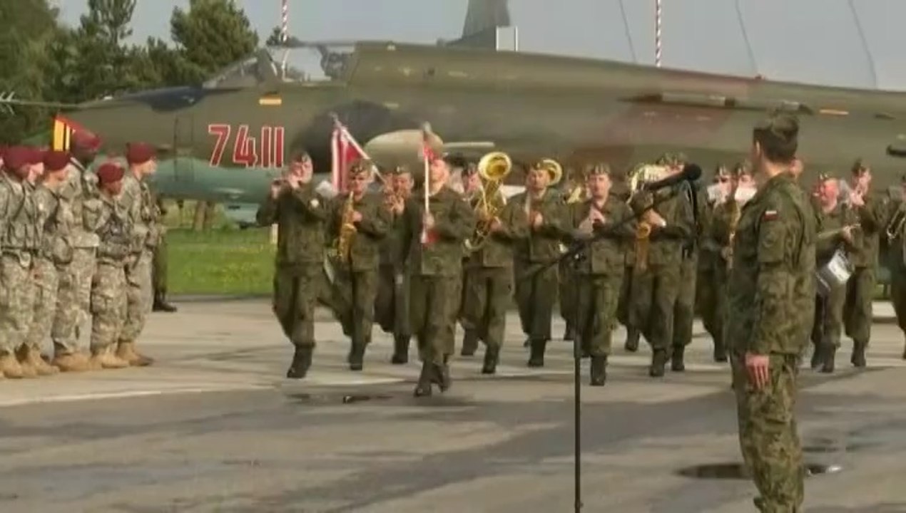 Pologne : l'arrivée de soldats américains, un "message adressé à Moscou"