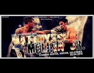 Lucas Matthysse Vs John Molina Prediction