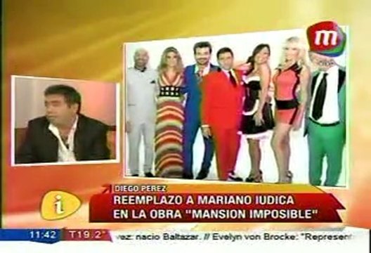 Diego Perez en Informadísimos hablando de Mansión Imposible - 23 de Abril