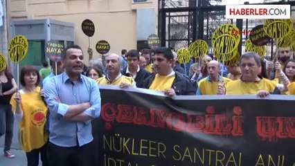 Rus Başkonsolosluğu Önünde Nükleer Karşıtı Eylem