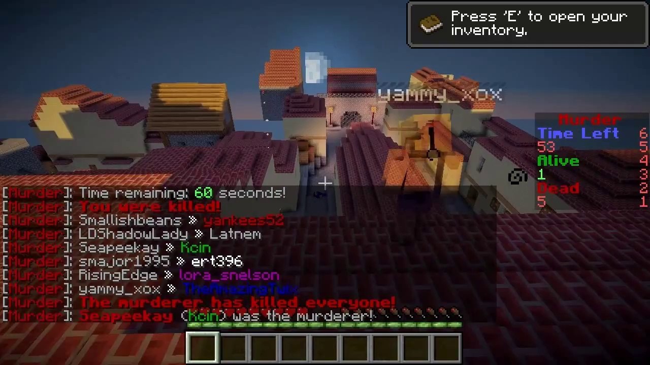 MINECRAFT MURDER #1 | Minecraft Mini-game