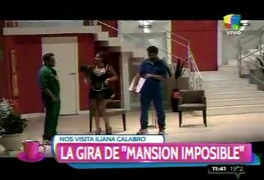 Iliana en Desayuno con Pamela hablando de Mansión Imposible - 23 de Abril