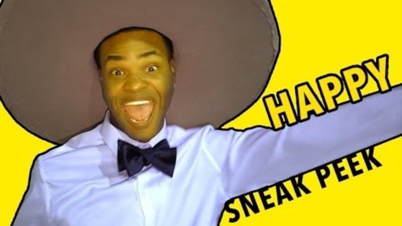 "HAPPY" PARODY SNEAK PEEK, PHARRELL & HIS GIANT HAT!!! - VLOG #18