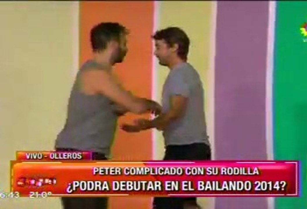 Paula en Este es el Show 1 (imágenes de Pedro ensayando) - 23 de Abril