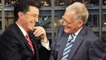 Stephen Colbert Visits David Letterman On The Late Show