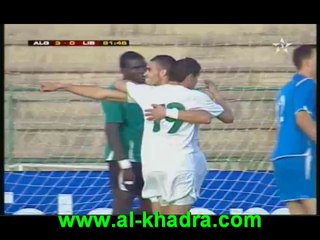 ALGERIE 4-LIBYE 0 (Les verts vaiqueur du tournoi)