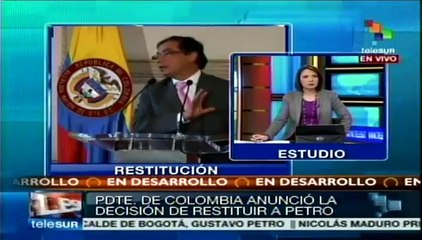 Restitución de Petro, reivindicación del Estado de Derecho: abogado