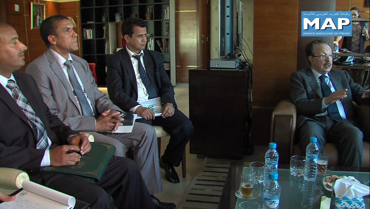 M. Lahlimi Alami s'entretient avec le secrétaire exécutif de la Commission Economique pour l'Afrique