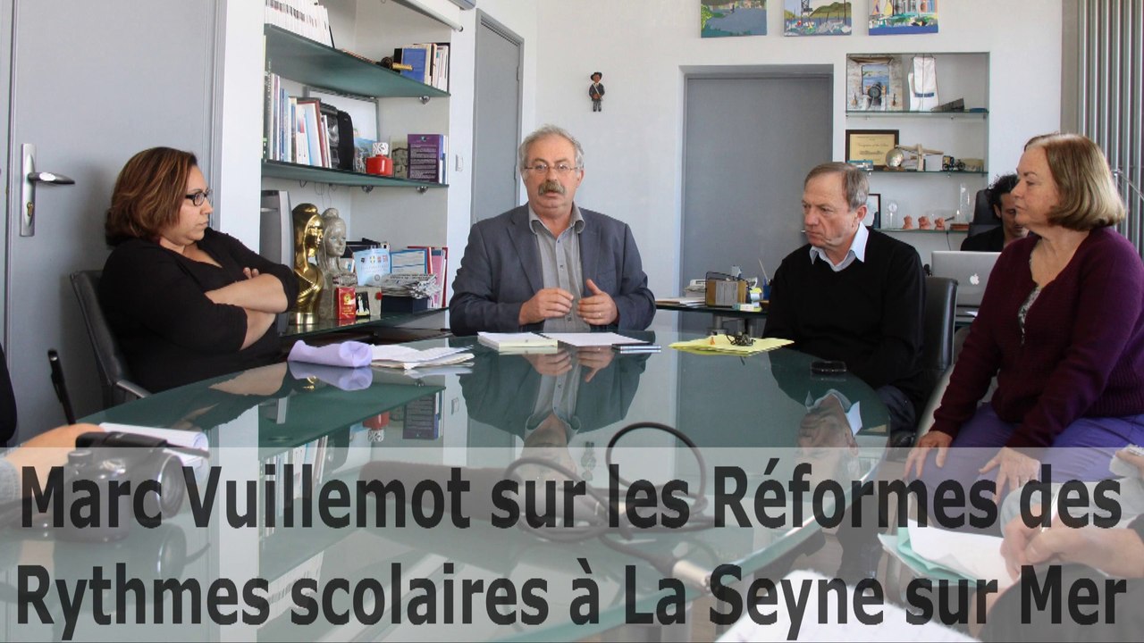 Marc Vuillemot sur les Réforme des Rythmes scolaires à La Seyne sur Mer