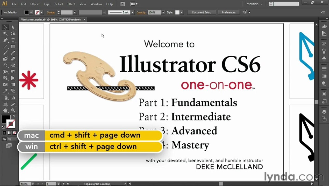 3-6 Using the Page Up and Page Down keys
