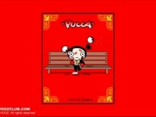 Pucca 01 - kissing with icecream