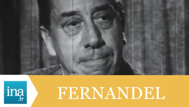 Fernandel Pagnol, Bourvil et Gabin - Archive INA