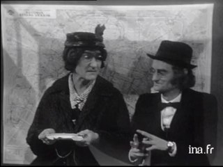 Sim et Christian Vebel "En attendant le bus"