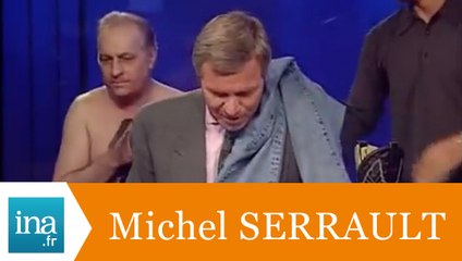 Michel Serrault et Nagui se déshabillent au 20h - Archive INA