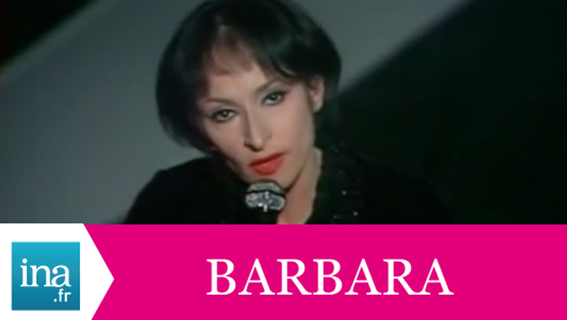 Barbara "Mon enfance" (live officiel) - Archive INA - Vidéo Dailymotion