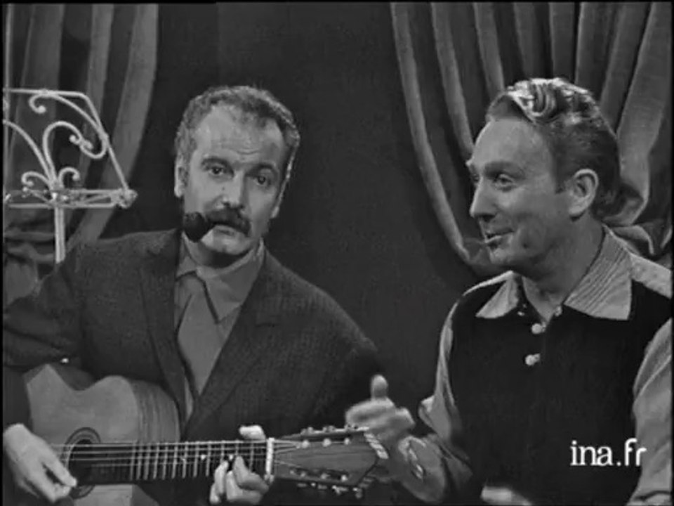 Duo Charles TRENET Georges BRASSENS "Vous êtes jolie"