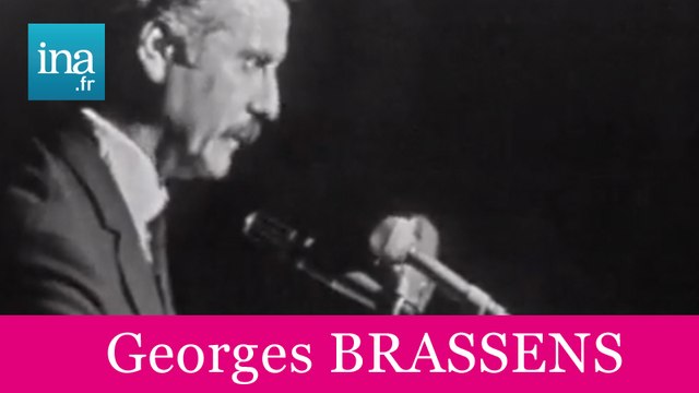 Georges Brassens Les copains d'abord (live officiel) - archive vidéo INA