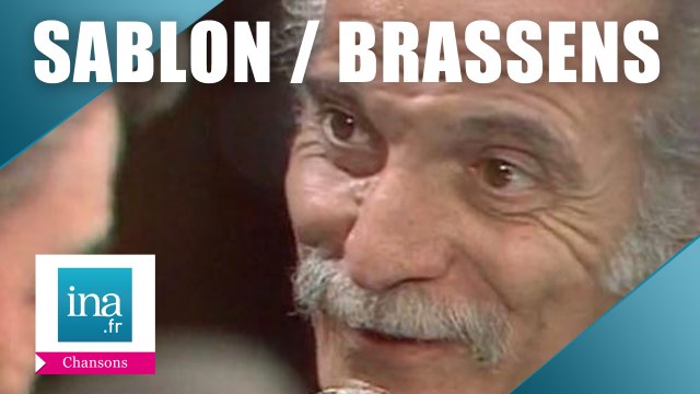 Jean Sablon et Georges Brassens La chanson des rues (live officiel) | Archive INA