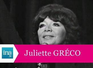 Juliette Gréco "Un petit poisson, un petit oiseau" (live officiel) - Archive INA