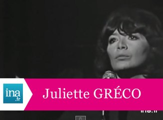 Juliette Gréco "La fourmi" (live officiel) - Archive INA