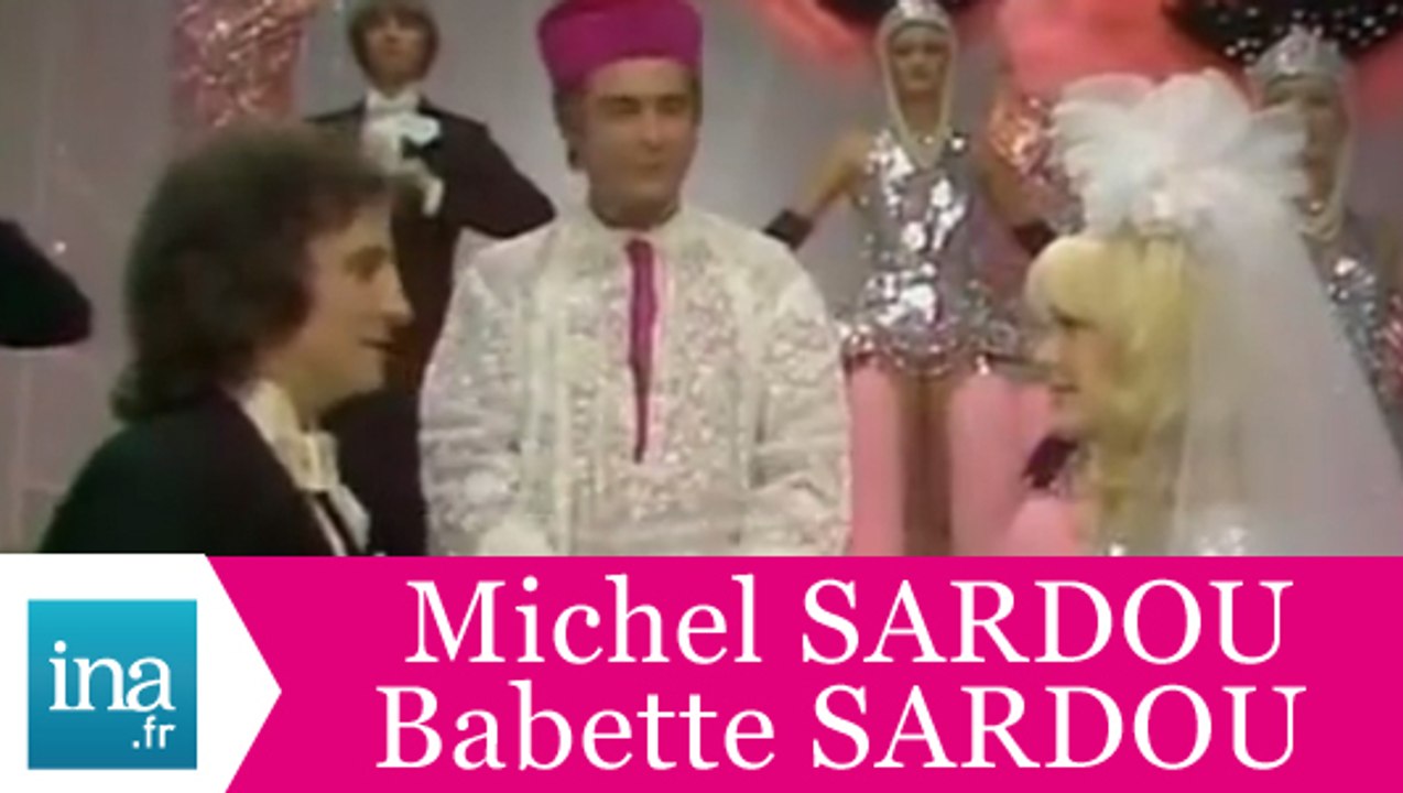 Michel et Babette Sardou "Les mariés du music hall" (live officiel) - Archive INA