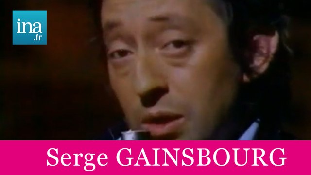 Serge GAINSBOURG Je suis venu te dire que je m'en vais (live offciel) - Archive INA