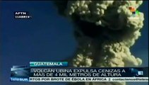 Guatemala: volcán de Fuego continúa con intensa actividad