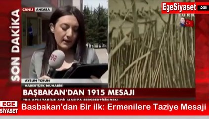 Cumhuriyet Tarihinde İlk: Başbakan’dan Ermenilere Taziye Mesajı
