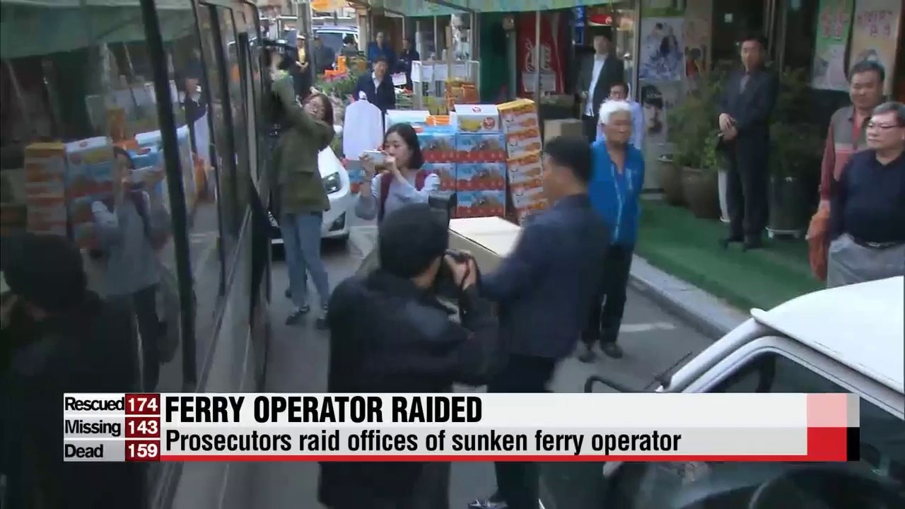 Prosecutors raid offices of sunken ferry operator