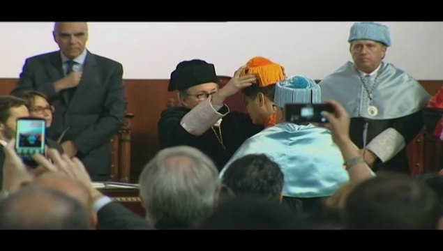 Correa recibe el Doctor Honoris Causa de la Universidad de Barcelona