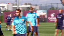 Barcelona's Busquets returns to group training