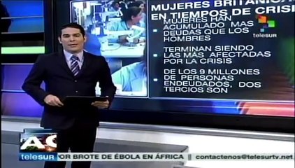 Mujeres, las más endeudadas y afectadas por la crisis en Reino Unido
