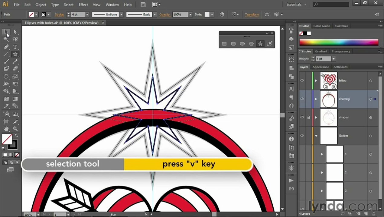 5-5 Drawing a multi-point star
