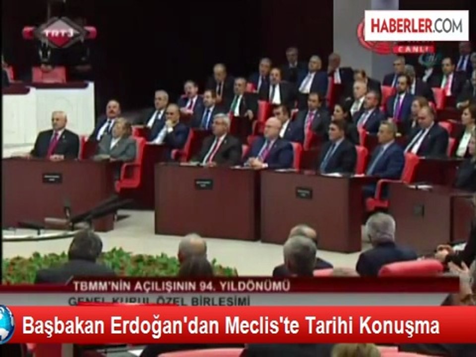 Başbakan Erdoğan'dan Meclis'te Tarihi Konuşma