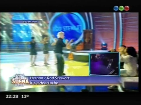 Tu Cara Me Suena. Hernan / Rod Stewart