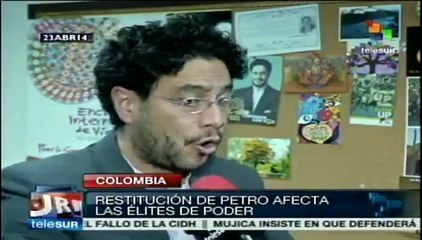 Restitución de Gustavo Petro afecta a las élites de Colombia