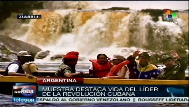 Rinden homenaje a Fidel Castro en Argentina