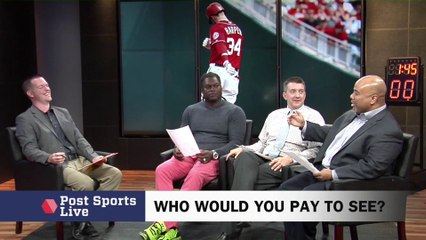 Who would you pay to see play at Nationals Park?