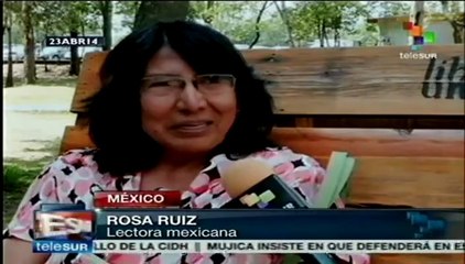 Mexicanos celebran el Día Mundial del Libro