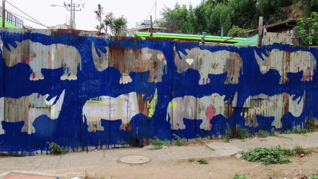 STREET ART - GRAFFITIS DE PIERRE-ALEX A VALPARAISO - CHILI