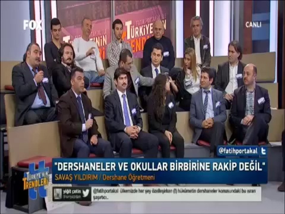 Çağdaş Şirin, Fox Tv "Türkiye'nin Trendleri'' Programında  Dershane Algısını Değerlendirdi. Bölüm 2