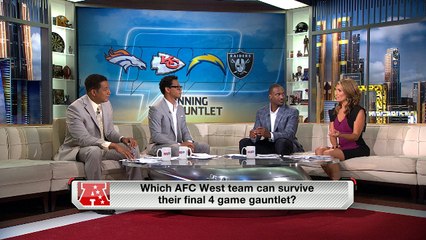 Which team will make it through the AFC West?