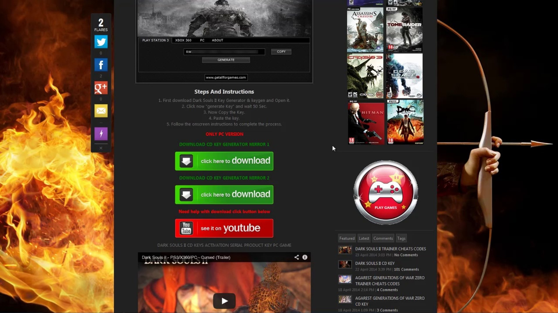 Dark Souls 2 Cd Key Telecharger Video Dailymotion