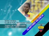 Conozca el perfil del jugador ecuatoriano Antonio Valencia