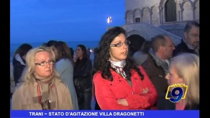 Trani | Stato d'agitazione Villa Dragonetti