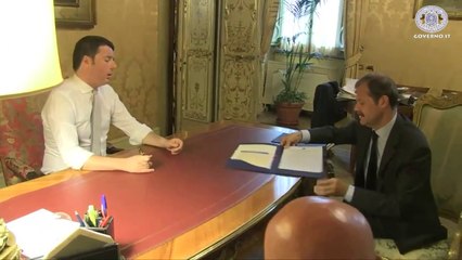 Roma - Stragi, Renzi: la trasparenza un dovere (22.04.14)