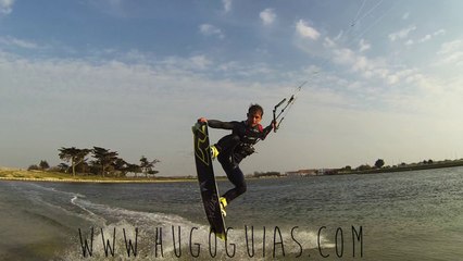Kitesurf slow motion "freeze my time 9.0"