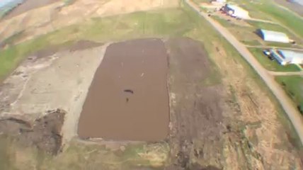 Land fail on paragliding